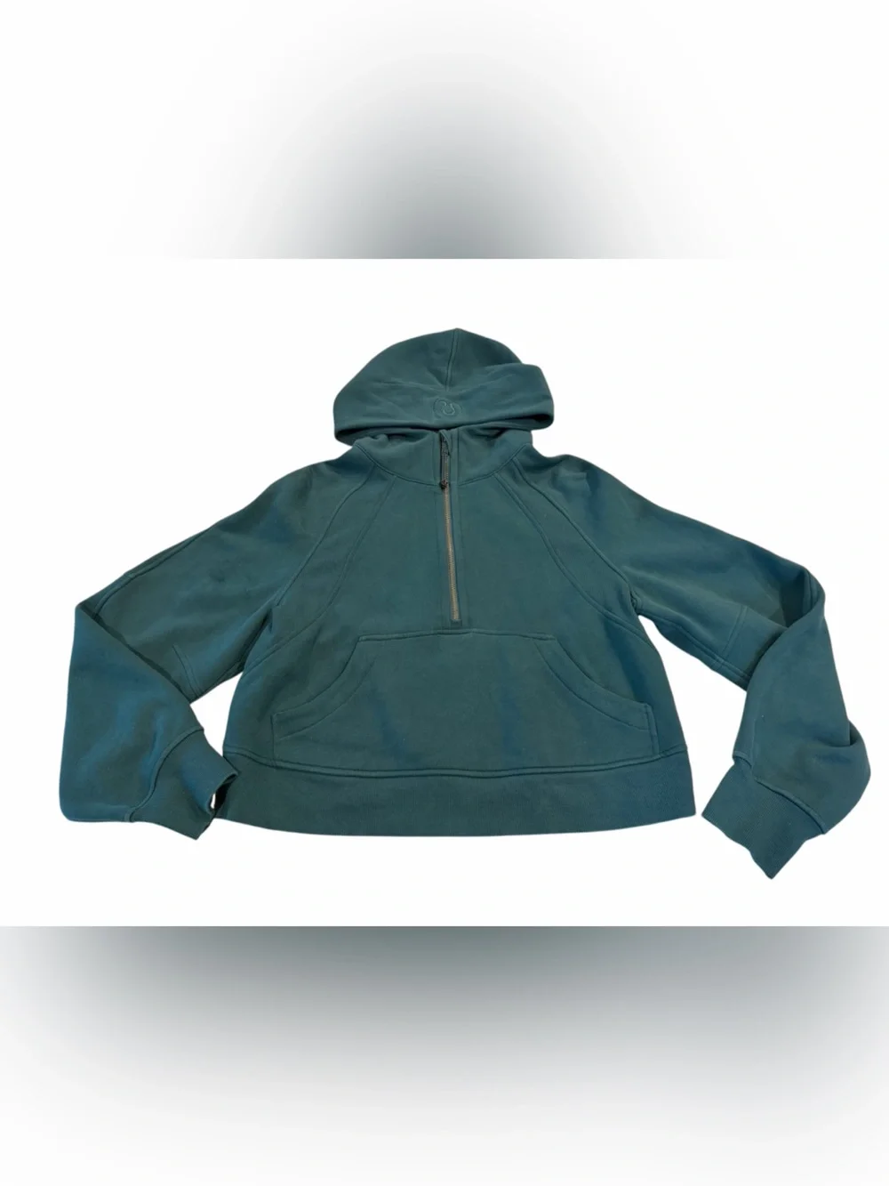 Lululemon Emerald Hooded Half-Zip Scuba